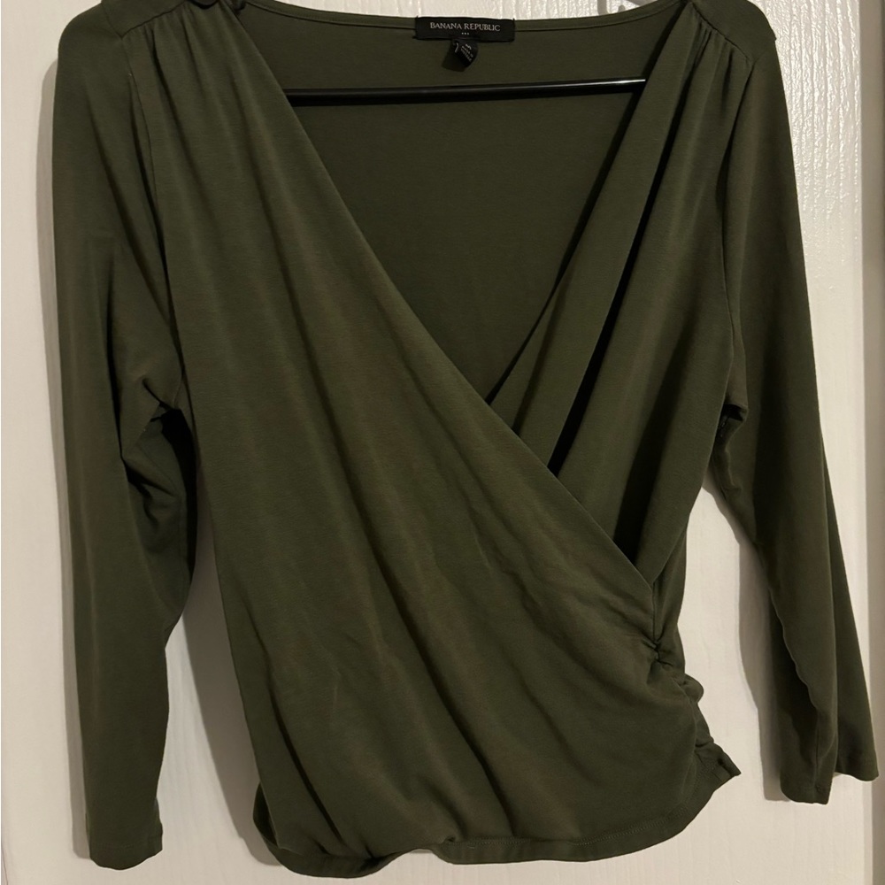 Banana Republic wrap top